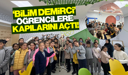 Eğitimin yeni merkezi 'Bilim Demirci', ilk ziyaretçilerini ağırladı