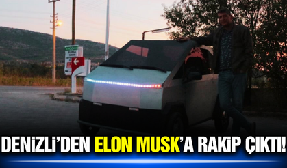Denizli'nin yerli Cybertruck'ı! Hurdalardan yaptı, Elon Musk'a rakip çıktı!