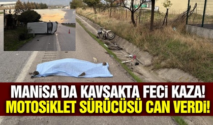 Manisa’da otomobil ile motosiklet çarpıştı: 1 ölü