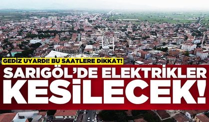 Sarıgöl’de 23 Ekim’de Planlı Elektrik Kesintisi! İşte Etkilenecek Mahalleler