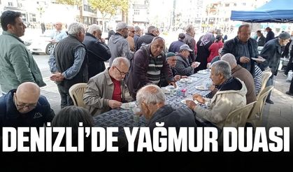 Denizli'de yağmur duası ve hayır etkinliği