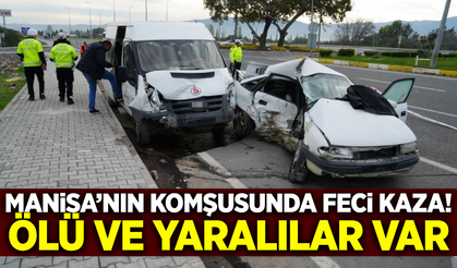 İşçi minibüsü ile otomobil çarpıştı: Ölü ve yaralılar var