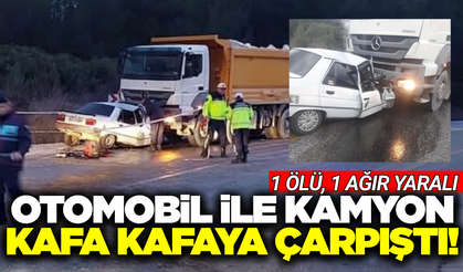 Manisa'da feci kaza: 1 ölü 1 ağır yaralı