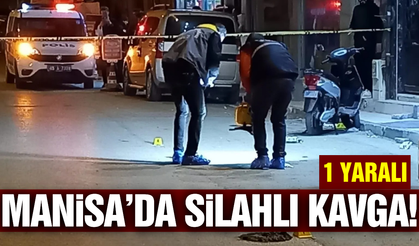Manisa’da tartışma kanlı bitti: 1 yaralı