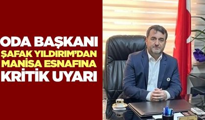 Başkan Yıldırım'dan esnafa uyarı