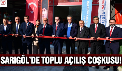 Sarıgöl'de 3 yeni proje törenle hizmete açıldı!
