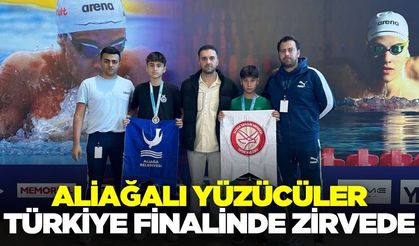 Aliağalı yüzücülerden üstün başarı!