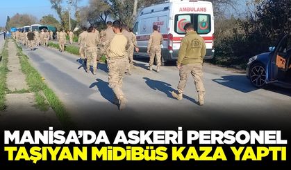 Manisa'da 4 aracın karıştığı zincirleme kaza!
