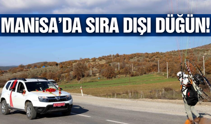 Manisa'da düğüne damga vuran şov!