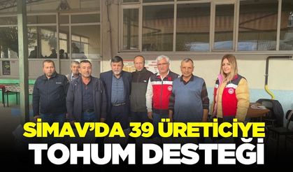 Simav’da üreticilere yem bezelyesi tohumu desteği