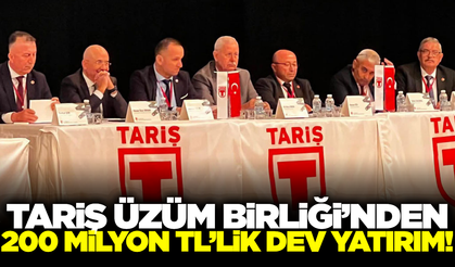 Ferhat Şen duyurdu: TARİŞ'ten 200 milyon TL'lik dev tesis yatırımı