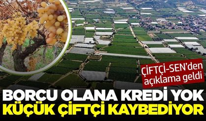 ÇİFTÇİ-SEN'den sert tepki: Küçük çiftçi iflasa sürükleniyor