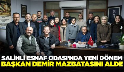 Salihli Esnaf Odası’nda yeni dönem