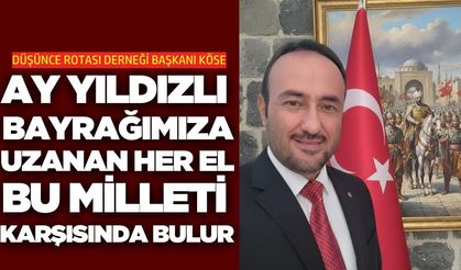 Fatih Köse'den bayrak provokasyonuna tepki