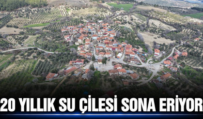 Manisa'da vatandaşın su sorunu tarihe karıştı