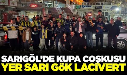 Sarıgöl'de Fenerbahçe coşkusu meydanlarla yaşandı