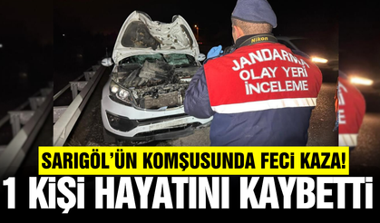 Sarıgöl'ün komşusunda feci kaza: Yaya hayatını kaybetti