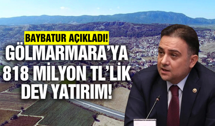 Baybatur açıkladı: "Gölmarmara'ya 40 dev projeyi kazandırdık!"