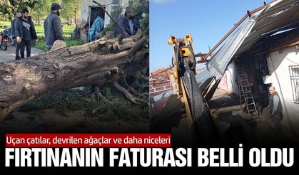 İlçede şiddetli fırtınanın yaraları sarılıyor