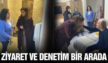 Kuduret Gültaş'tan hem ziyaret hem de denetim