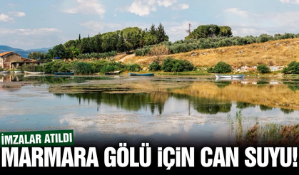 Kuruyan Marmara Gölü için kritik hamle!
