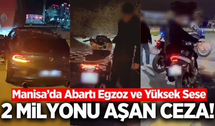 Manisa’da "Gürültü" Denetimi: 413 Sürücüye Ceza Yağdı