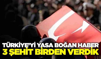 Kaza kırıma uğrayan helikopterde 3 şehit