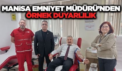 Manisa Emniyet Müdürü Aktaş’tan örnek davranış!