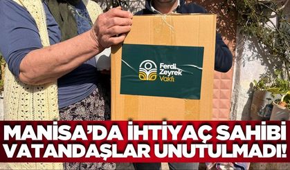 Ferdi Zeyrek Vakfından ihtiyaç sahibi vatandaşlara destek!