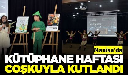 Manisa'da kütüphane haftasına yoğun ilgi