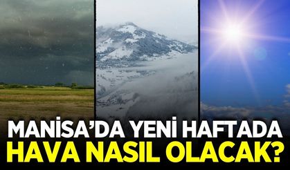 Manisa'da hava tahmin raporu belli oldu