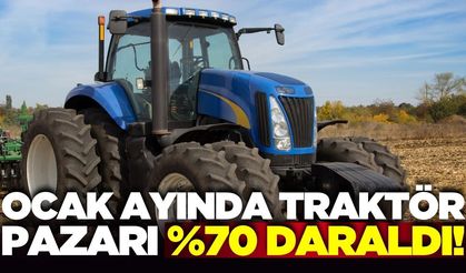 Traktör Pazarı Ocak Ayında Tarihi Dip Noktasını Gördü!