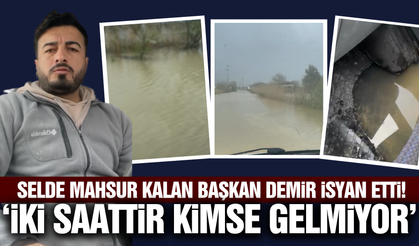 Şehzadeler’de su taşkını: YRP İl Gençlik Kolları Başkanı mahsur kaldı