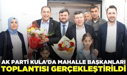 Süleyman Turgut, Kula'da toplantıya katıldı!