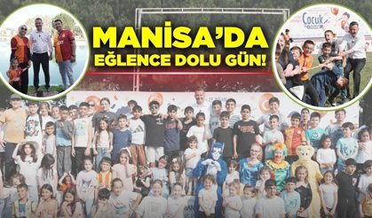 Manisa'da çocuklar doyasıya eğlendi!