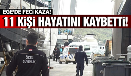 Bodrum'da tekne battı: 11 kişi hayatını kaybetti!