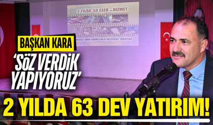Demirci'de hizmet seferberliği: 2 yılda 63 dev yatırım!