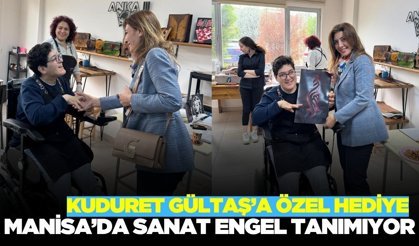 Kursiyerden, İl Müdürü Kuduret Gültaş'a özel hediye!