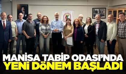 Manisa Tabip Odası’nda yeni dönem başladı