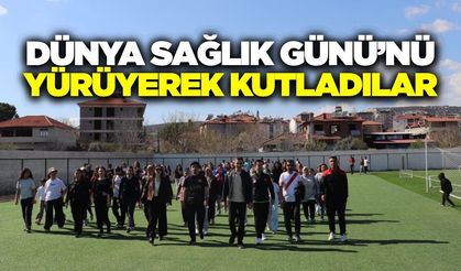 Manisa'da Dünya Sağlık Günü'ne yakışır etkinlik