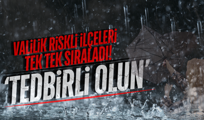 Meteoroloji'den Manisa'nın 12 ilçesine uyarı!