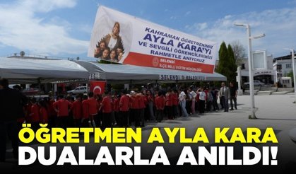 Selendi'de Şehit öğretmen ve öğrenciler için hayır!