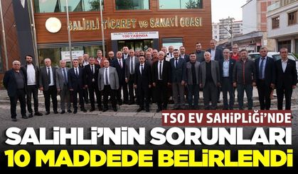Salihli’de Oda Başkanları ilçenin öncelikli sorunlarını ele aldı