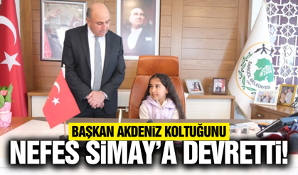 Sarıgöl'de başkanlık koltuğu öğrenciye emanet!
