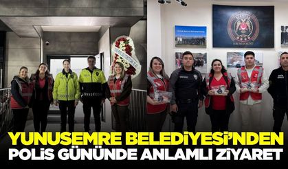 Yunusemre Belediyesi’nden Polis Günü’nde anlamlı dayanışma