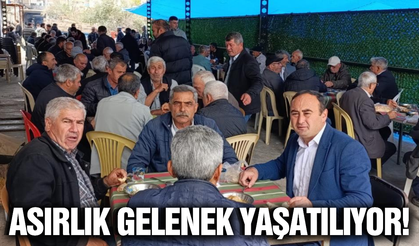 Yüzyıllık gelenek Manisa'da yaşatılıyor!