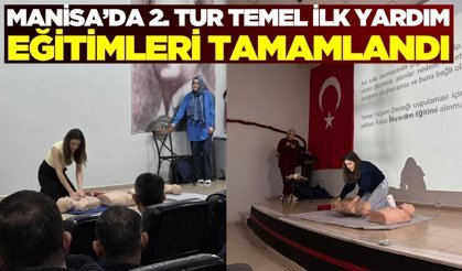 Manisa'da temel ilk yardım maratonu tamamlandı