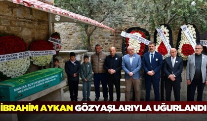 Başkan Aykan’ın babası sonsuzluğa uğurlandı!