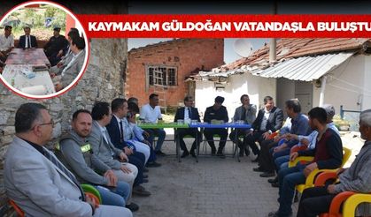 Kaymakam Güldoğan, talepleri yerinde dinledi