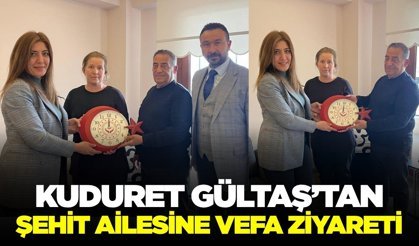 Kuduret Gültaş'tan şehit Onur Ramazan Bayram'ın ailesine ziyaret!